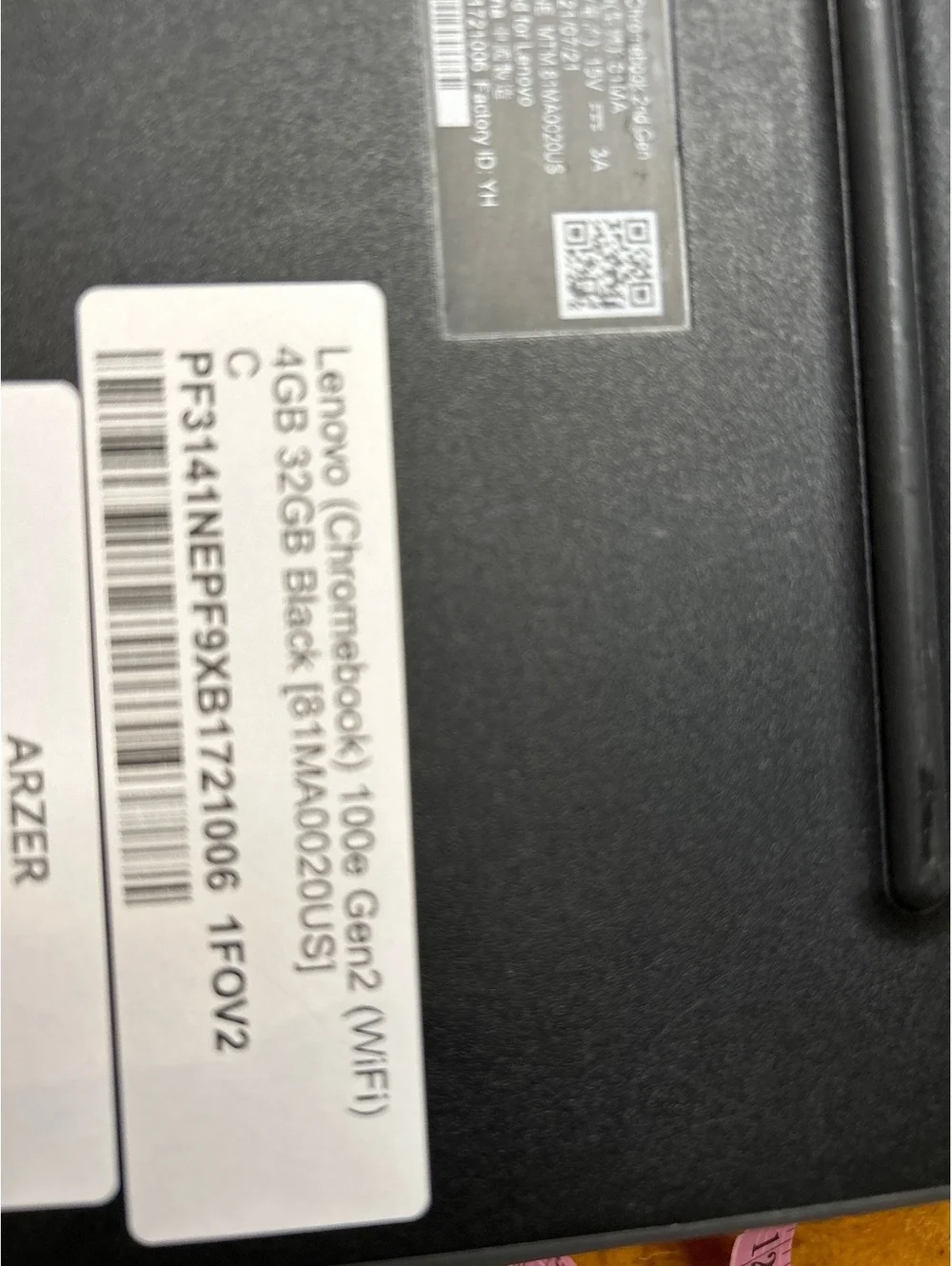 Lenovo 100e Chromebook Gen 2 11.6